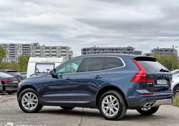 Volvo XC 60 cena 134400 przebieg: 59117, rok produkcji 2019 z Warszawa małe 631